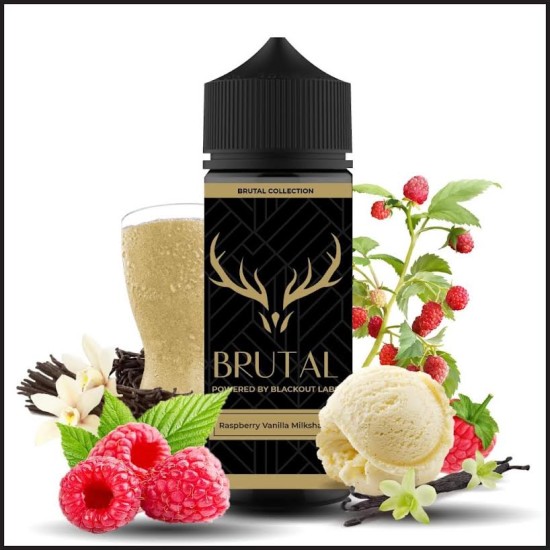 Brutal Raspberry Vanilla Milkshake e-liquid bottle